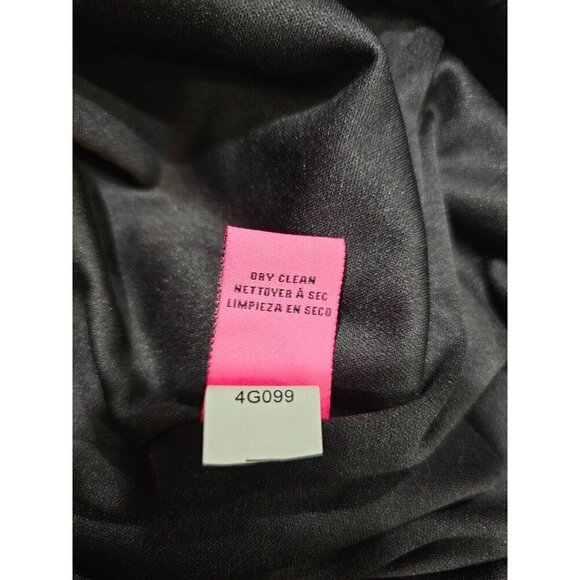 NWT Women's Betsey Johnson Black and Gold Pencil Dress Size 8 - Picture 8 of 10